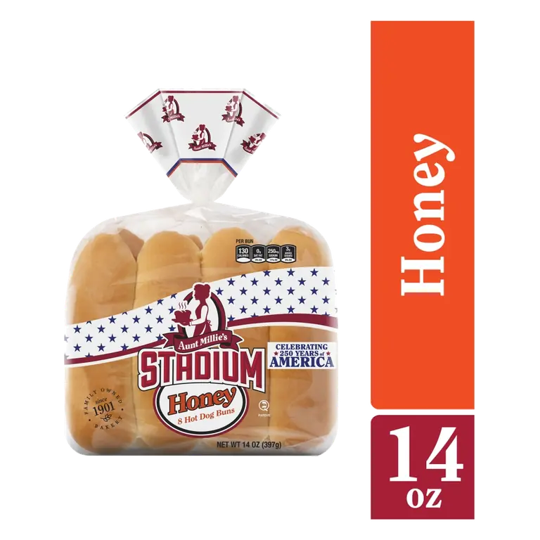 Honey Hot Dog Buns