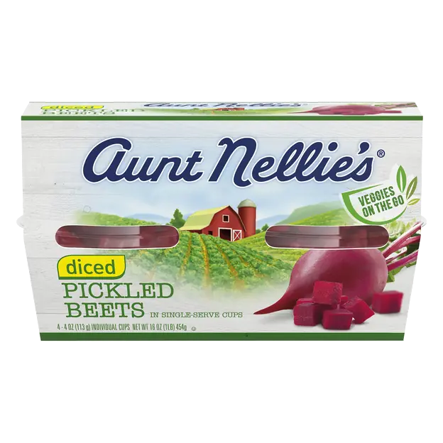 Diced Pickled Beets Cups - 4 ct
