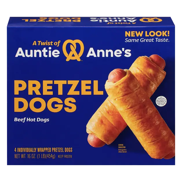 At Home Classic Pretzel Dogs - 4 ct Frozen