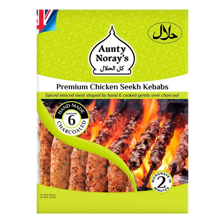 Premium Chicken Seekh Kebabs 300g