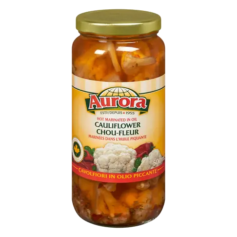 Marinated Cauliflower In Oil Hot 500 ml
