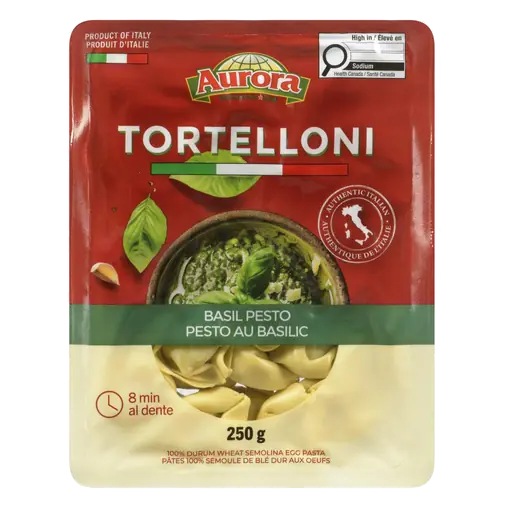 Tortelloni Pasta Basil Pesto 250 g