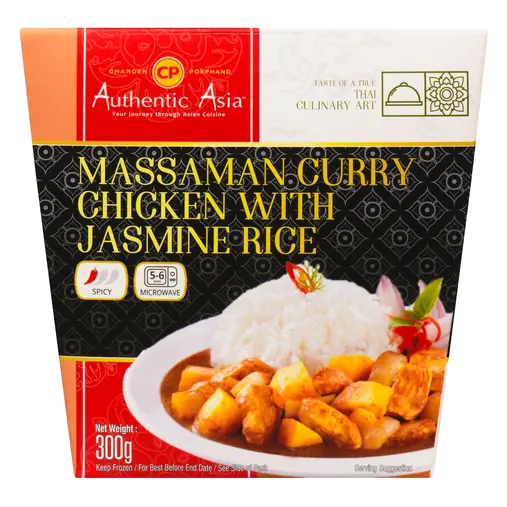 Frozen Dinner Massaman Curry Chicken With Jasmine Rice Spicy 300 g