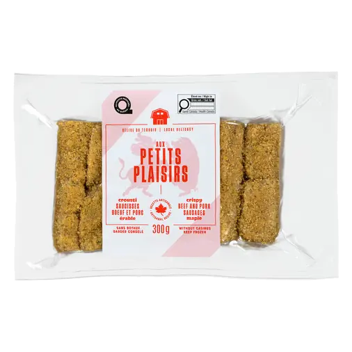 Crispy Beef and Pork Sausages Maple 300 g
