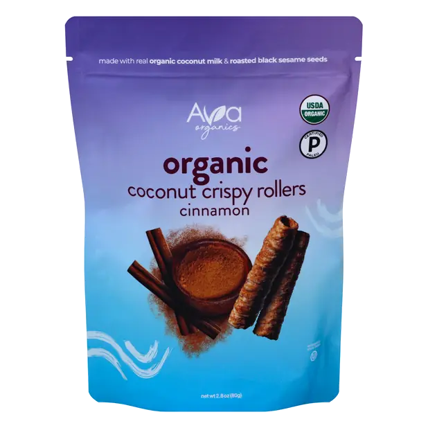 Gluten Free Cinnamon Coconut Crispy Rollers