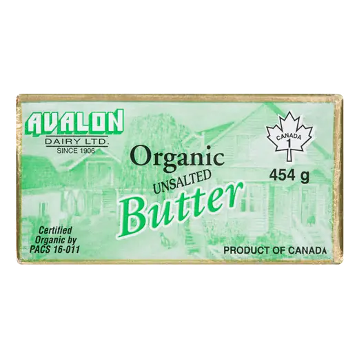 Unsalted Organic Butter 454 g