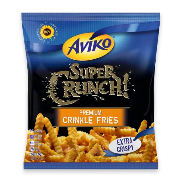 Crinkle Fries Super Crunch Fryst