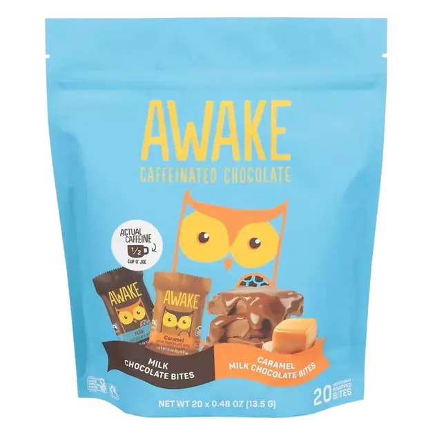Caffeinated Milk/Caramel Chocolate Bites