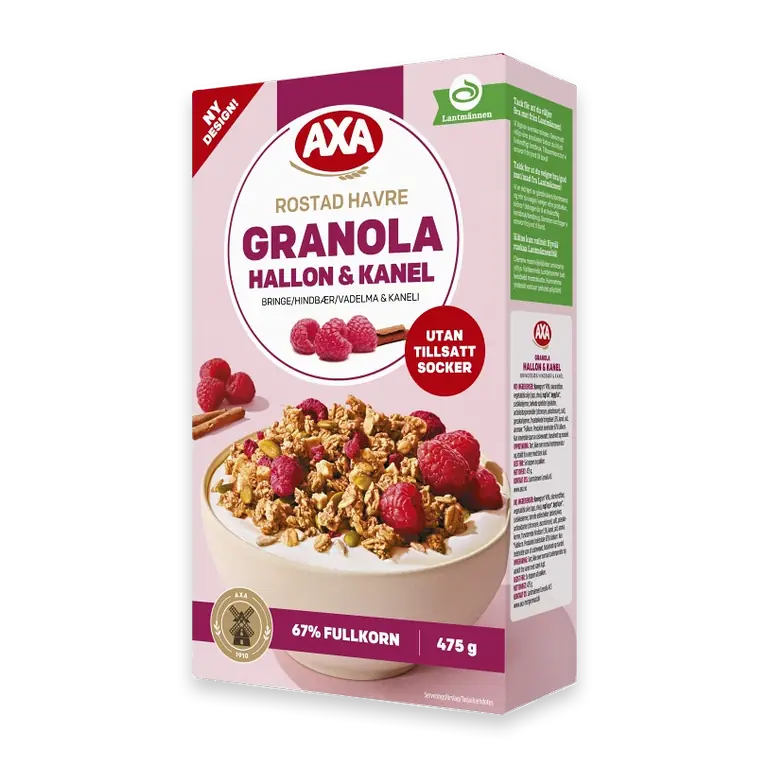 Granola Raspberry & Cinnamon 475g