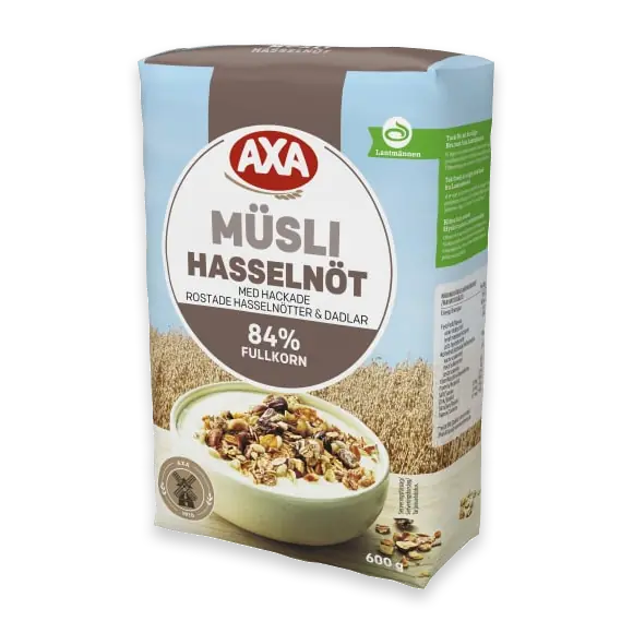 Hasselnöt Müsli