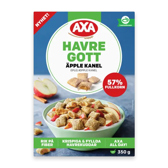 Havregott Äpple Kanel Havrekuddar