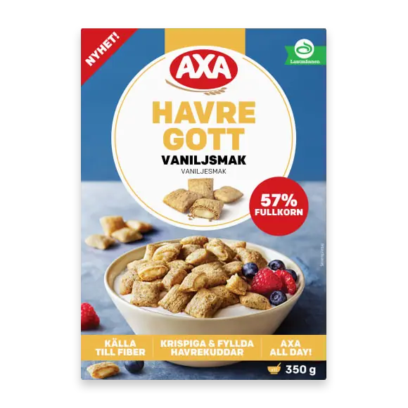Havregott Vanilj Havrekuddar