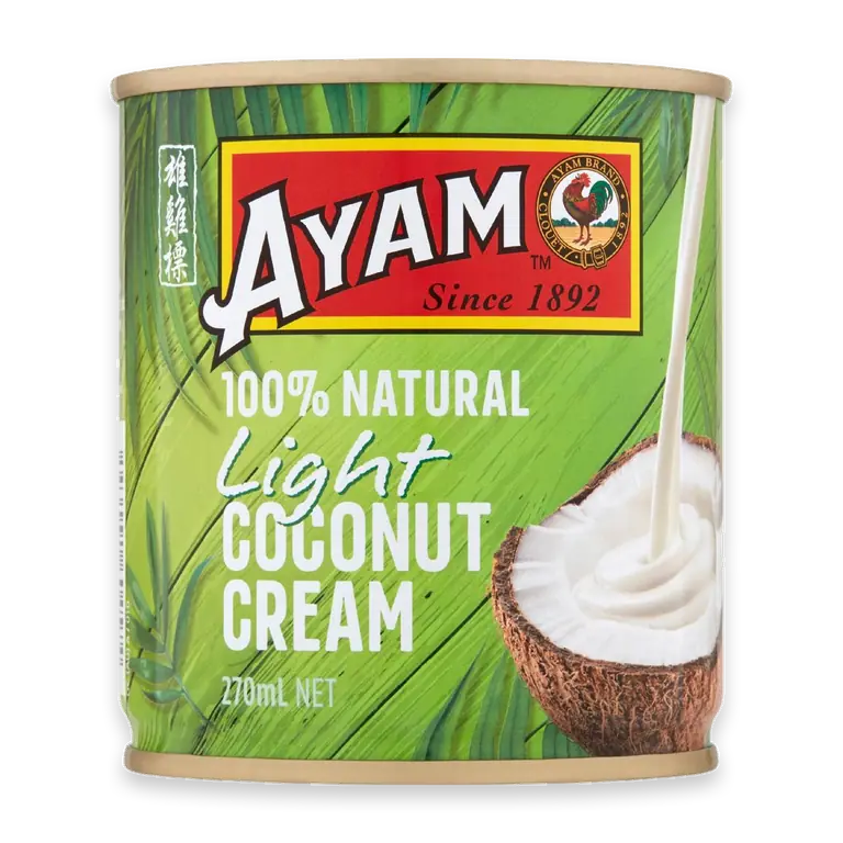 100% Natural Light Coconut Cream