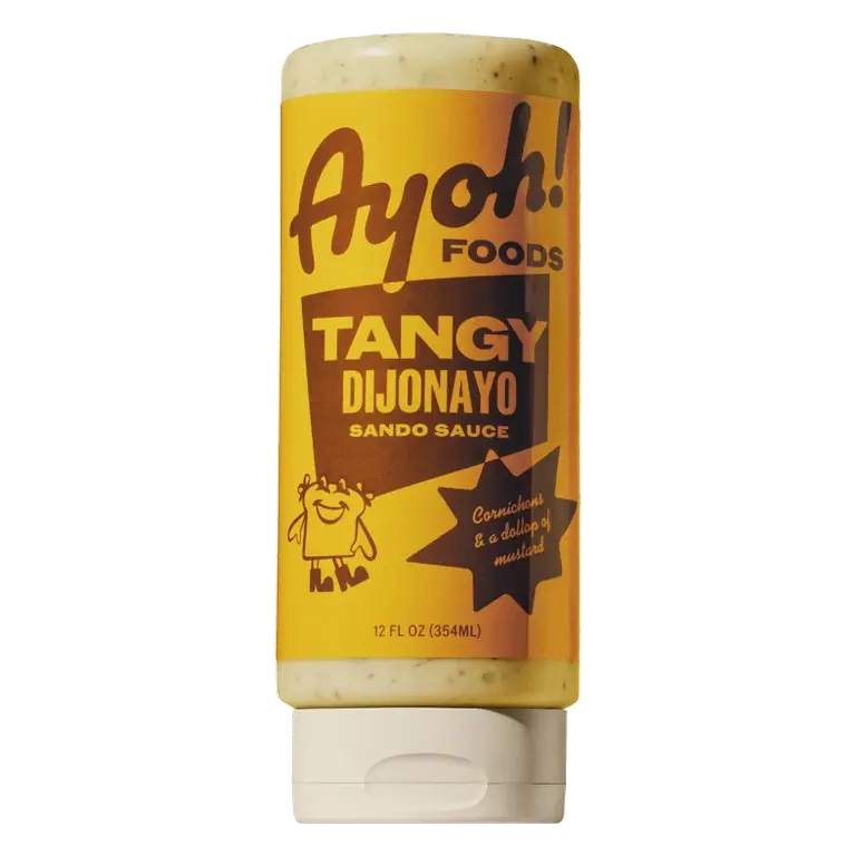 Ayoh! Tangy Dijonayo Sando Sauce, 12 fl oz: Gluten-Free, Contains Egg