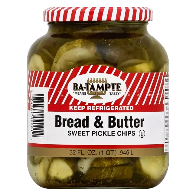 Pickle Chips, Sweet, Bread & Butter