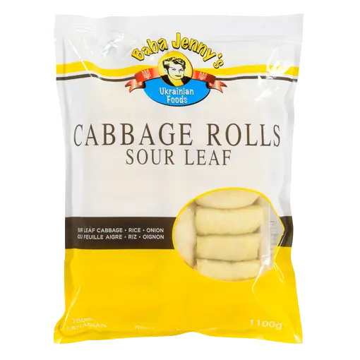 Baba Jenny's Frozen Cabbage Rolls Sour Leaf 36 EA