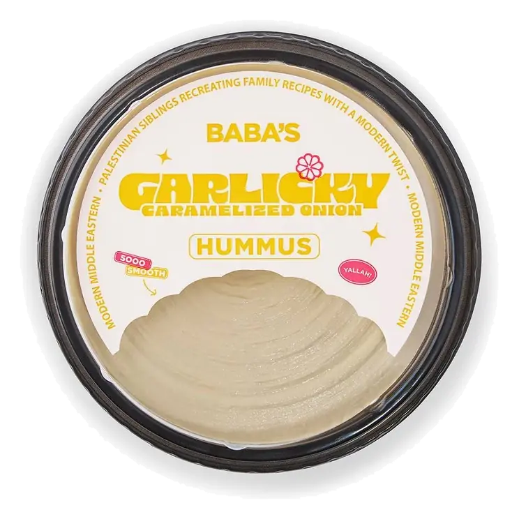 Baba's Garlicky Caramelized Onion Hummus, 10oz