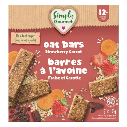 Oat Bars Strawberry Carrot 90 g