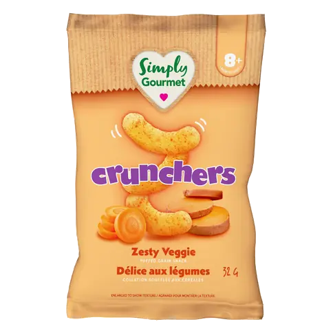 Simply Gourmet Crunchers Baby Snack Zesty Veggie 32 g