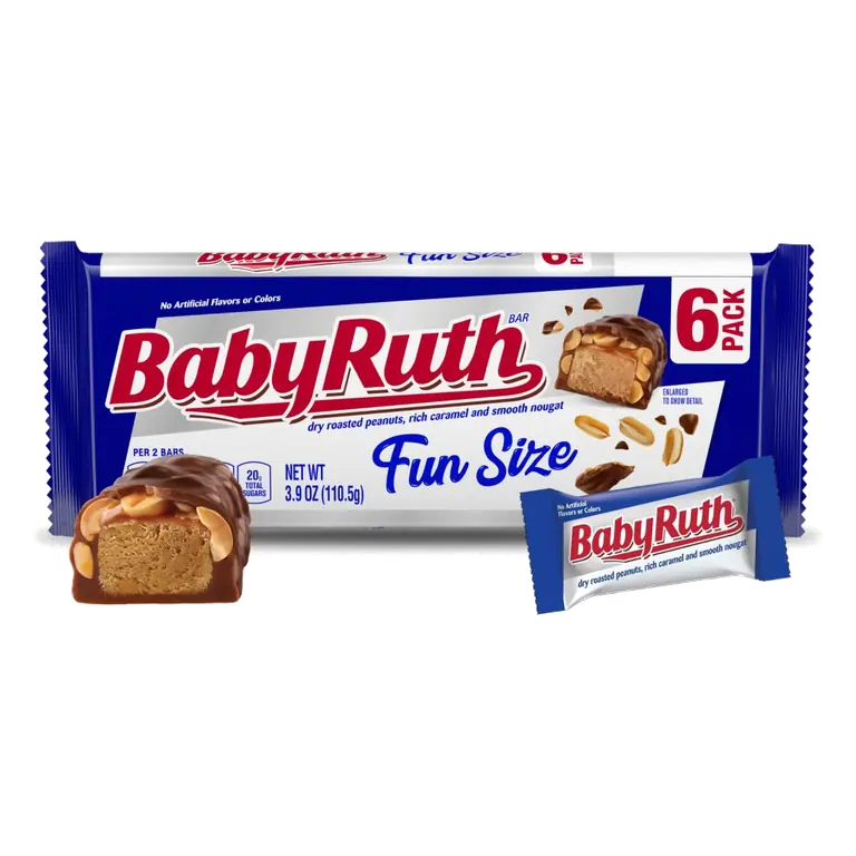 Dry Roasted Peanuts, Rich Caramel and Smooth Nougat Fun Size Bar