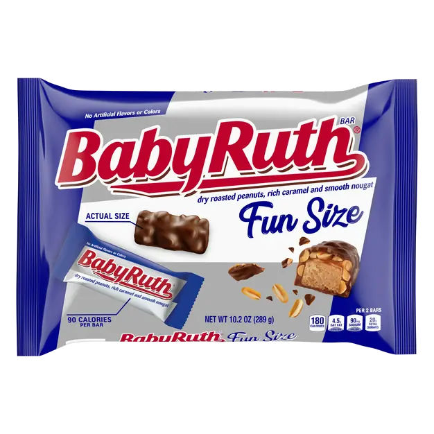 Peanuts Caramel & Nougat Candy Bars Fun Size