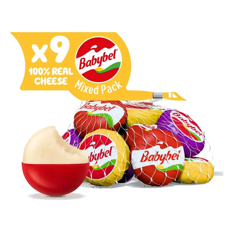 Mini Babybel Mix Pack Cheese Snacks 9 x 20g
