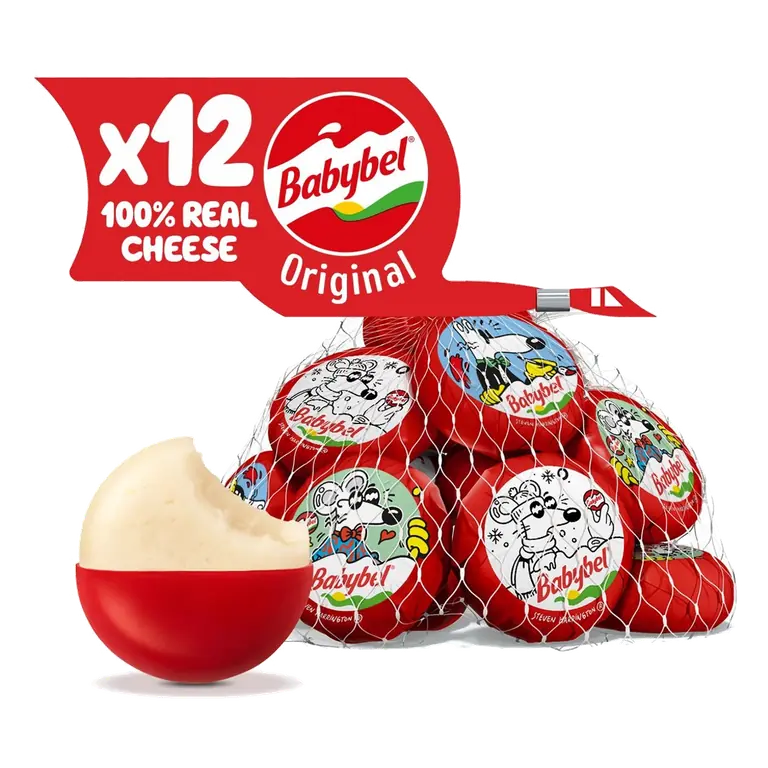 Mini Babybel Original Cheese Snacks 12 x 20g