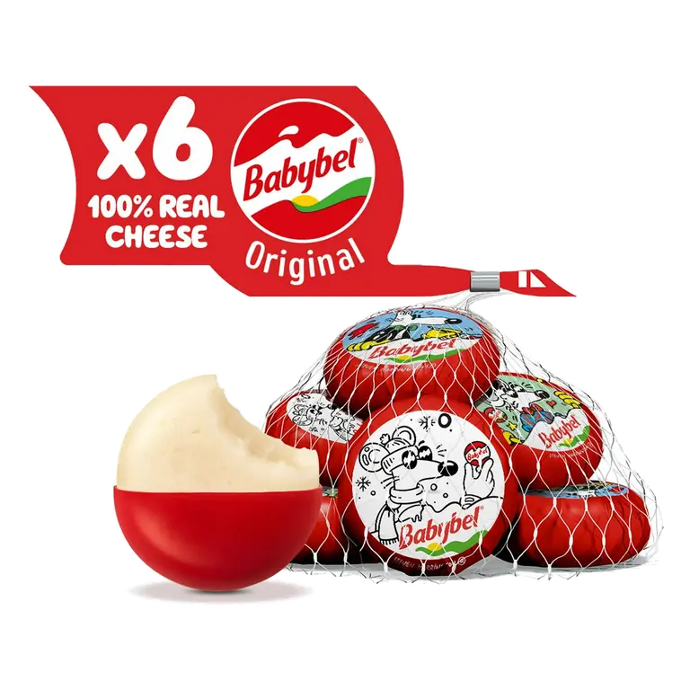 Mini Babybel Original Cheese Snacks 6x20g