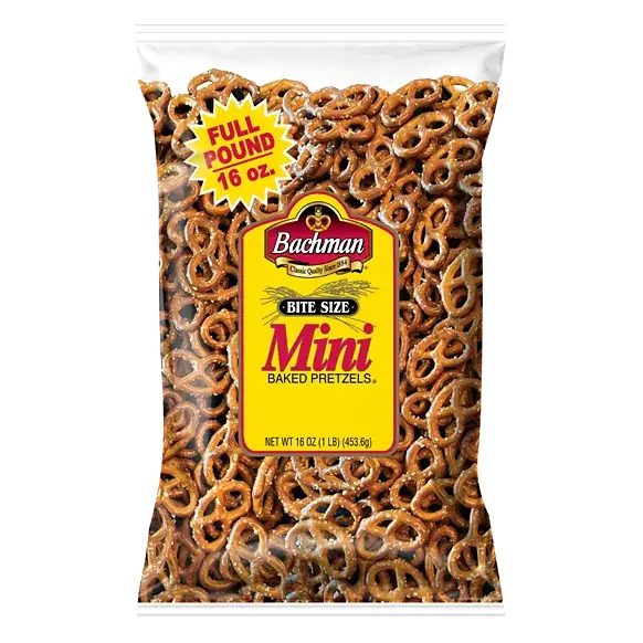 Bite Size Mini Baked Pretzels