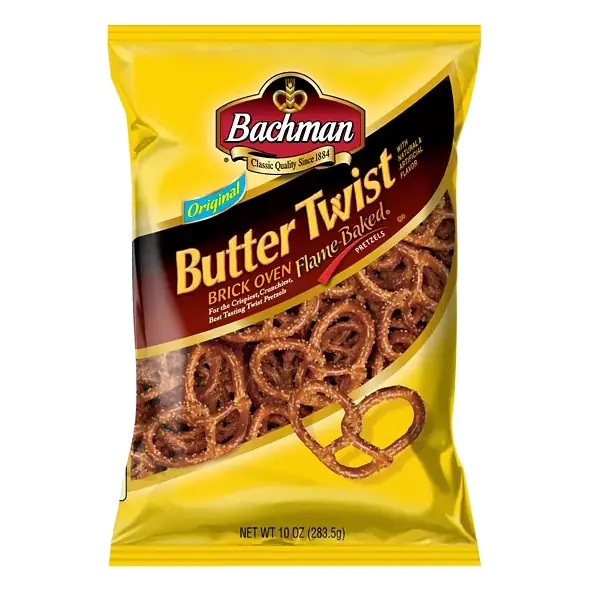 Flame-Baked Butter Twist Brick Oven Flame Baked Pretzels