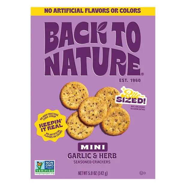 Mini Garlic & Herb Seasoned Crackers