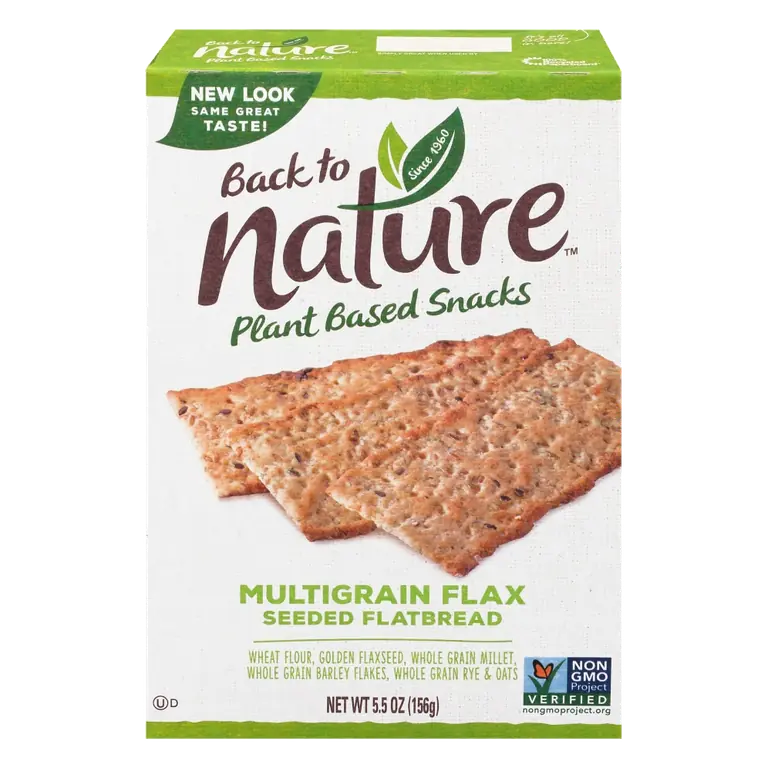 Multigrain Flax Seeded Flatbread Crackers