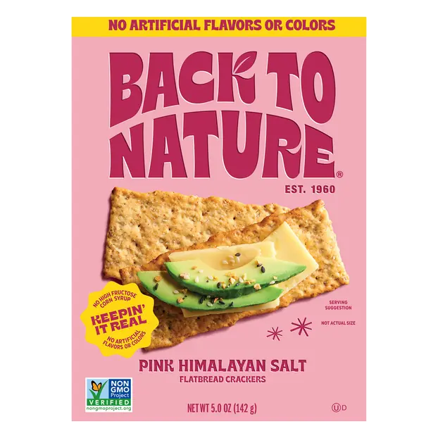 Pink Himalayan Salt Flatbread Crackers