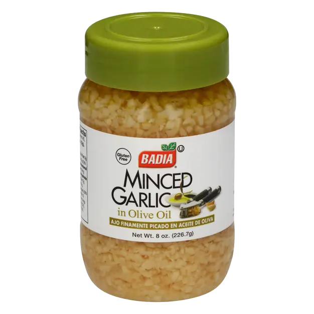 Minced Garlic in Olive Oil