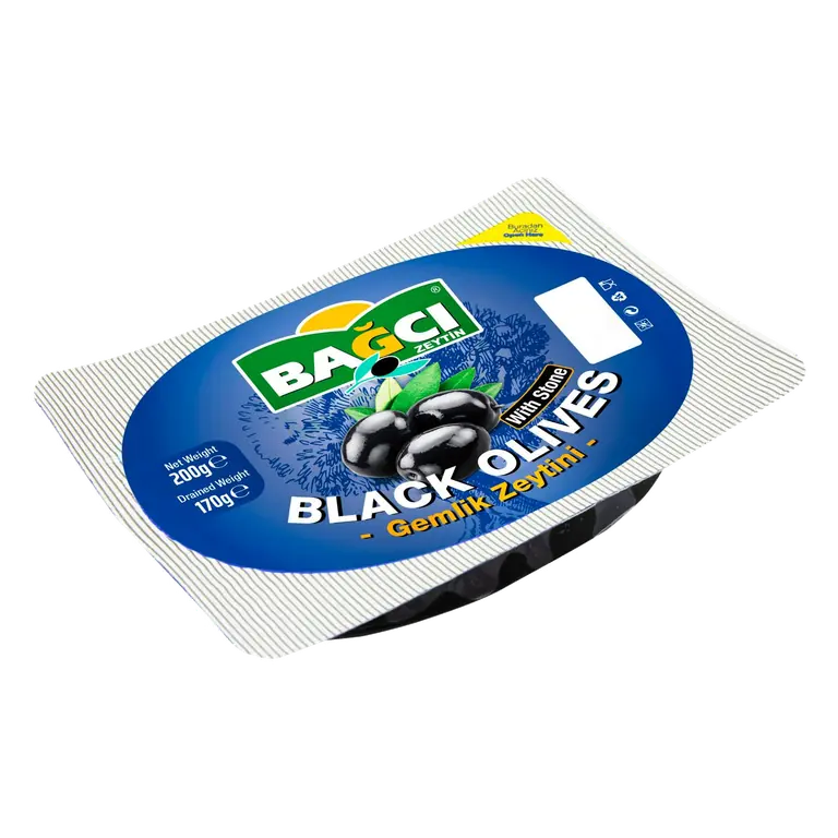 Black Olives with Stone 200g