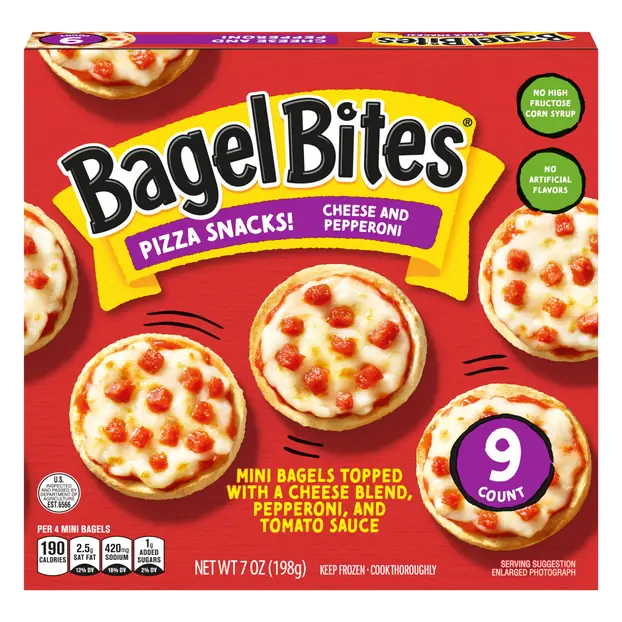 Cheese & Pepperoni Mini Pizza Snacks - 9 ct Frozen