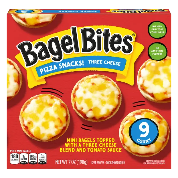 Three Cheese Mini Pizza Snacks - 9 ct Frozen