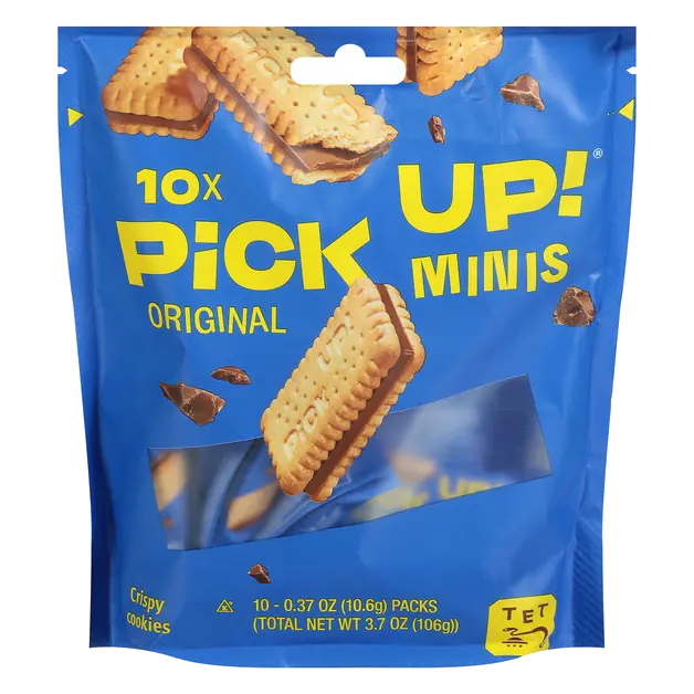 Pick Up! Minis Crispy Cookies Original - 10 ct