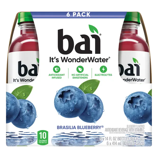 Antioxidant Wonder Water Brasilia Blueberry Flavored Beverage - 6 pk