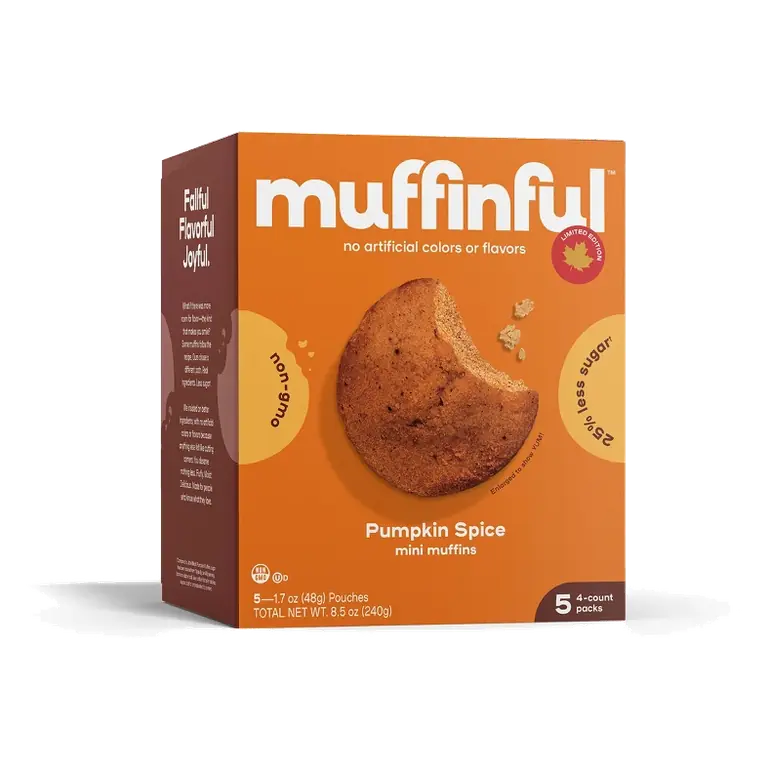 Bakeful Muffinful Pumpkin Mini Muffins, 8.5oz