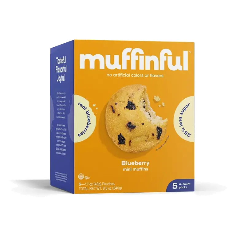 Muffinful Blueberry Mini Muffins, 8.5oz/20ct