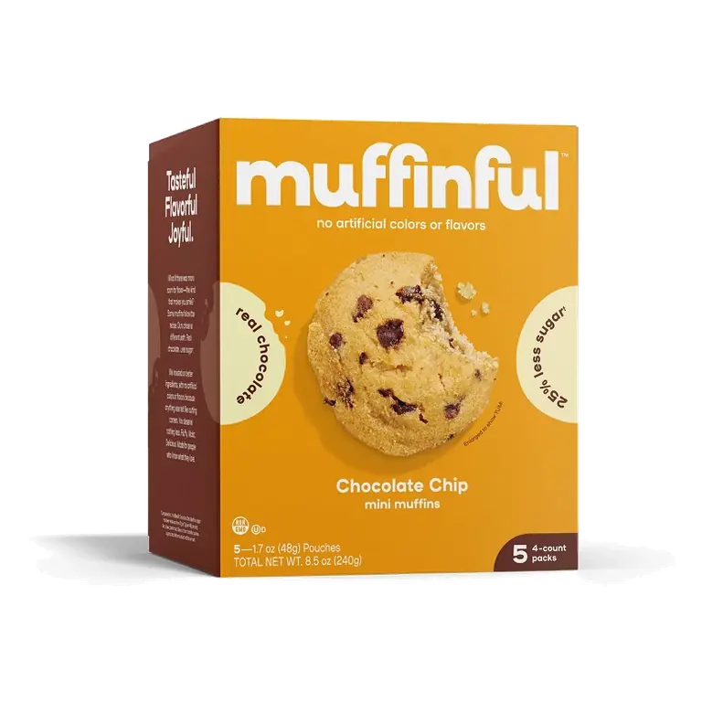 Muffinful Chocolate Chip Mini Muffins, 8.5oz/20ct