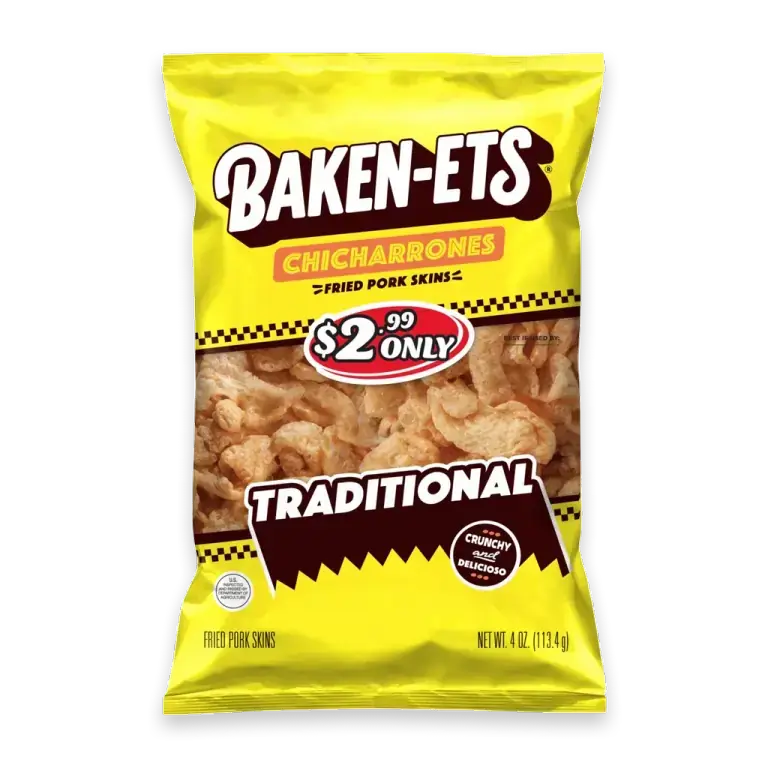 Chicharrones Fried Pork Skins Traditional 4 Oz