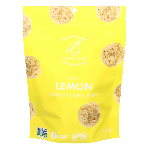 Gluten Free Lemon Crunchy Cookie Bites