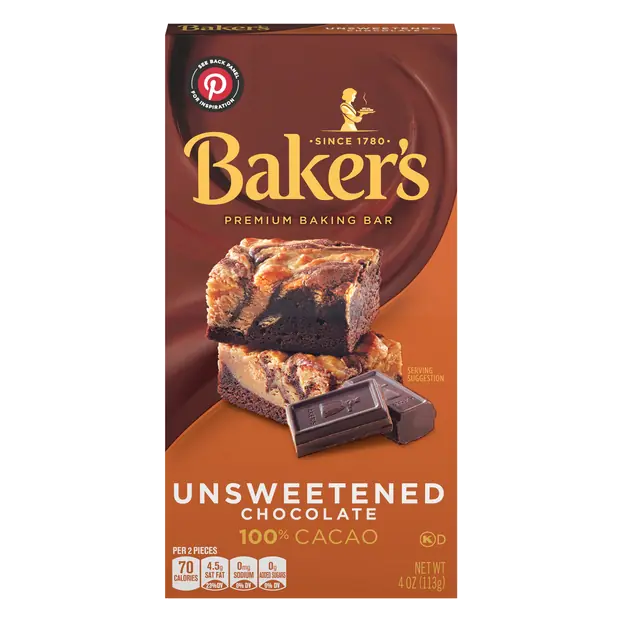Unsweetened Chocolate Baking Bar 100% Cacao