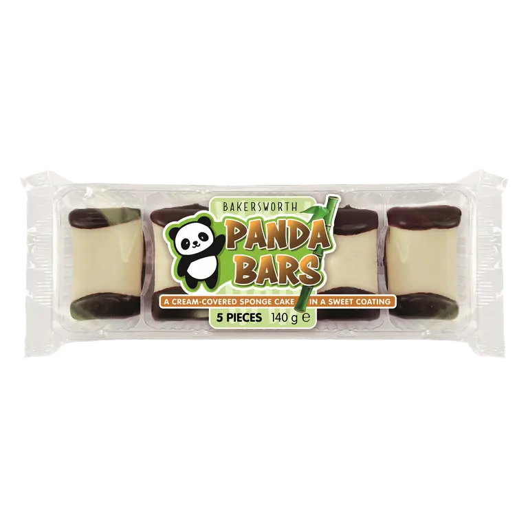 Bakersworth Panda Bars 5 Pack 140g