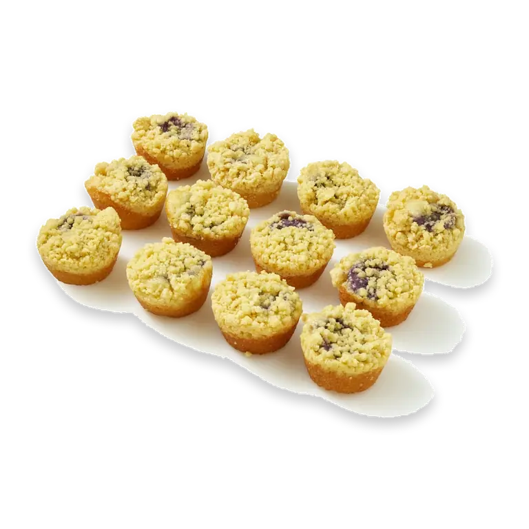 Cream Cheese Blueberry Coffee Cake Bites