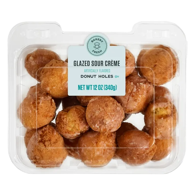 Glazed Sour Creme Donut Holes