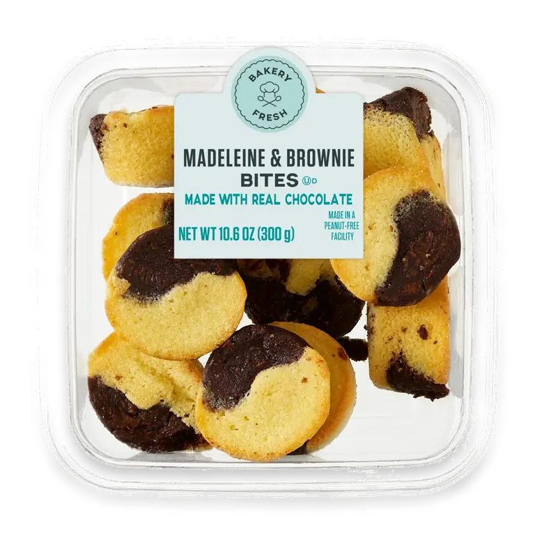 Madeleine and Brownie Bites