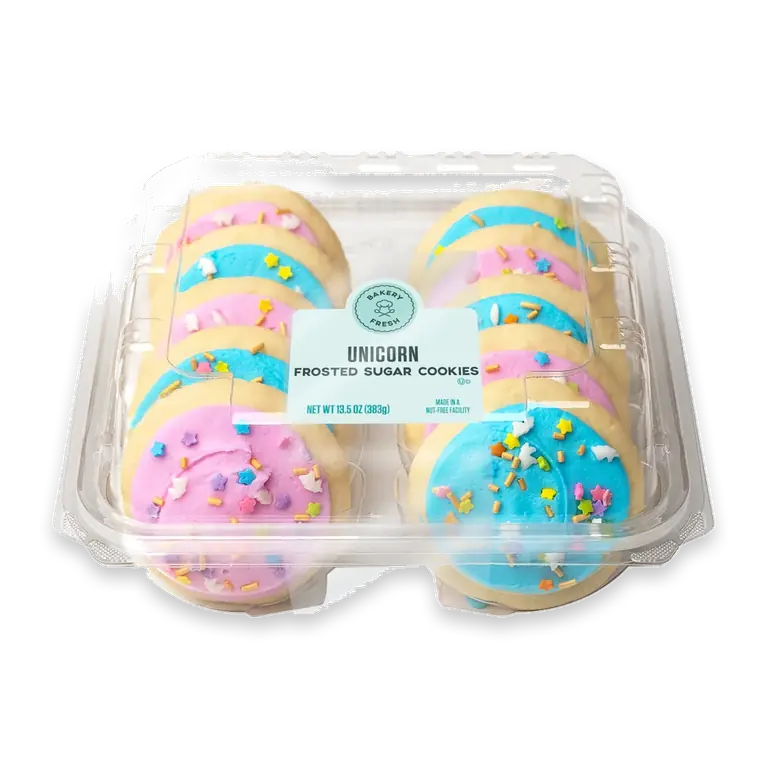 Unicorn Frosted Sugar Cookies